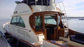 L.S.A. Bluenose II restoration; Hinckley Talaria Flybridge; Stardust Cruisers custom houseboat L.S.A. Bluenose II restoration; Hinckley Talaria Flybridge; Stardust Cruisers custom houseboat