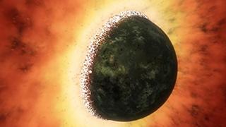 The Mysterious Birth of the Moon The Mysterious Birth of the Moon
