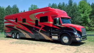 Marathon Coach's Custom RV and Trailer Combo, Volkner Mobil Performance RV and An Updated Vintage Airstream Trailer Marathon Coach's Custom RV and Trailer Combo, Volkner Mobil Performance RV and An Updated Vintage Airstream Trailer