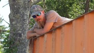 Transforming a Shipping Container Into a Portable Barnwood Cabin