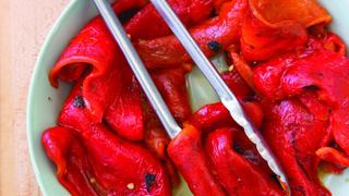 Fried Chicken and Grilled Peppers