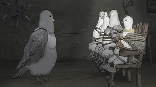 Pigeons.