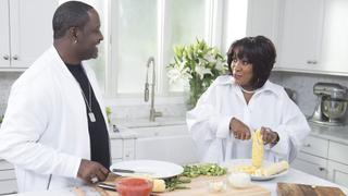 Johnny Gill and Lori Greiner Johnny Gill and Lori Greiner