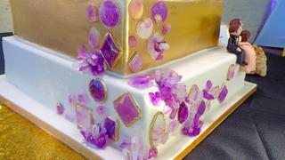 Geode Wedding Cake Geode Wedding Cake