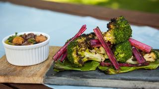 Broccoli, Rainbow Chard & Herbs