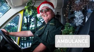 Inside the Ambulance at Christmas