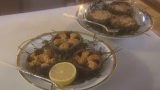 Black Bass; Sea Urchins; Compound Butters