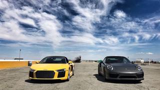 2017 Audi R8 V10 Spyder vs. 2017 Porsche Turbo Cabriolet
