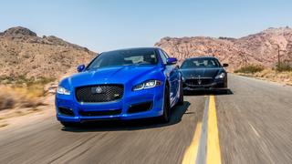 2018 Jaguar XJR575 vs. 2018 Maserati Quattroporte GTS 2018 Jaguar XJR575 vs. 2018 Maserati Quattroporte GTS