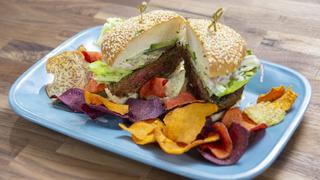 Shawarma Burgers With Tahini-Yogurt Sauce