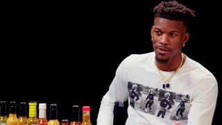 Jimmy Butler Goes Rocky Balboa on Spicy Wings
