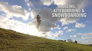  watch Juggling, Kiteboarding & Snowboarding