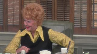 Lucy Gives Eddie Albert the Old Song and Dance Lucy Gives Eddie Albert the Old Song and Dance
