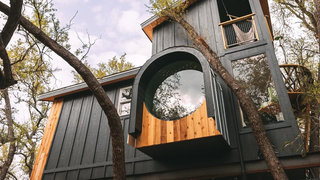 Tiny Treehouses of Texas & Modern Mountaintop Dome Home Tiny Treehouses of Texas & Modern Mountaintop Dome Home
