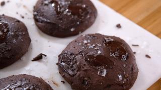 Double Chocolate Fudge Cookies