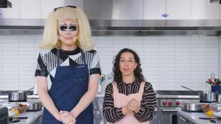 Trixie Mattel Tries to Keep Up with a Professional Chef Trixie Mattel Tries to Keep Up with a Professional Chef