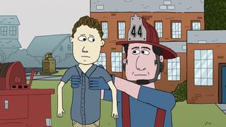 Tom Urinates on Boston; First Responder
