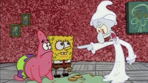 MuscleBob BuffPants; Squidward, the Unfriendly Ghost