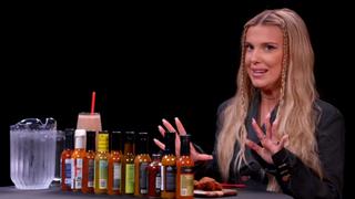 Millie Bobby Brown Needs a Milkshake While Eating Spicy Wings Millie Bobby Brown Needs a Milkshake While Eating Spicy Wings