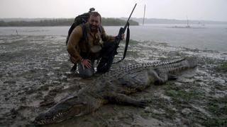 Man Eating Crocs Man Eating Crocs