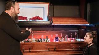 A Spooky Basement Makeover