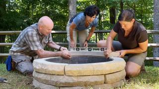 Fire Pit Plan; Window Restoration