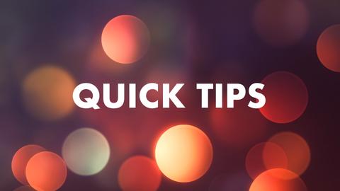 CraftsyTV Quick Tips