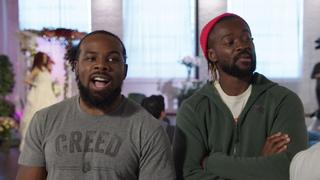 WWE Superstars the New Day Big E. v. Kofi & Xavier