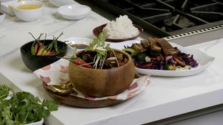Asian Short Rib and Rice Bowl