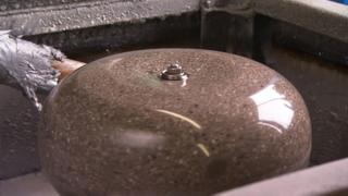 Curling Stones; Opalescent Glass Curling Stones; Opalescent Glass