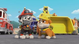 The Crew and Marshall Build a Fire Station