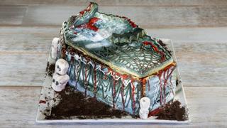 Day After Halloween and Ancient Coffin Day After Halloween and Ancient Coffin