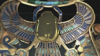 King Tut's Glass Scarab King Tut's Glass Scarab