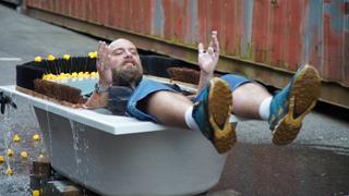 Humpback Whale and Spinner Sharks Humpback Whale and Spinner Sharks