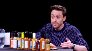 Kieran Culkin Fires Sean While Eating Spicy Wings