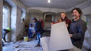 Demolition and a New Italian Bathroom