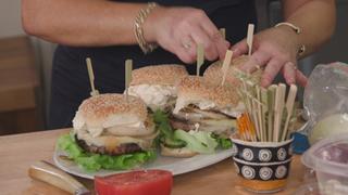Sweet Onion Burgers With Blue Cheese and Special Sauce Sweet Onion Burgers With Blue Cheese and Special Sauce