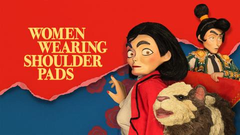 Women Wearing Shoulder Pads
