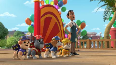 The Crew Builds a Ferris Wheel; The Crew Builds a Farm Animal Yoga Space