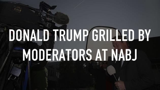 Donald Trump Grilled by Moderators at NABJ