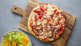 Stove Top Pizza with Caramelized Onions and Peppers Stove Top Pizza with Caramelized Onions and Peppers