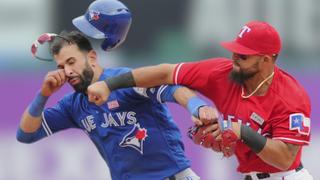 Jose Bautista vs. Rougned Odor Jose Bautista vs. Rougned Odor