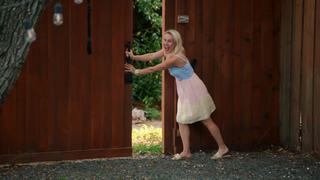 En Suite Bath, Deck and a Gate for a Golf Cart in Galveston En Suite Bath, Deck and a Gate for a Golf Cart in Galveston