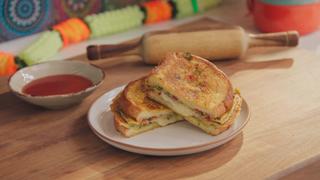 Masala Omelet Sandwich and Parathas Masala Omelet Sandwich and Parathas