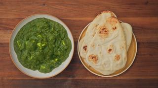 Pakoras and Saag Paneer Pakoras and Saag Paneer