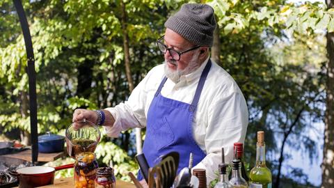 Wild Boar Feast: Chorizo with Mussels and Whole Roasted Leg