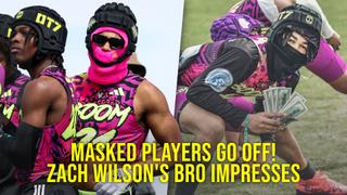  watch MASKED PLAYERS GO OFF! ZACH WILSON'S BRO IMPRESSES