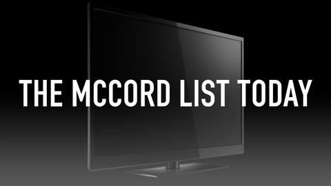 The McCord List Today