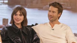 Glen Powell; Emilia Jones