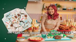 The ULTIMATE Holiday Party Dessert Table